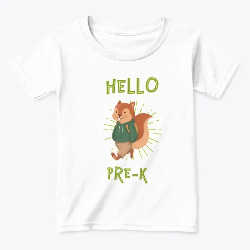 HELLO PRE-K SQUIRREL