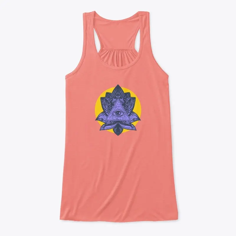 Eye of Providence Yellow and Lavender 