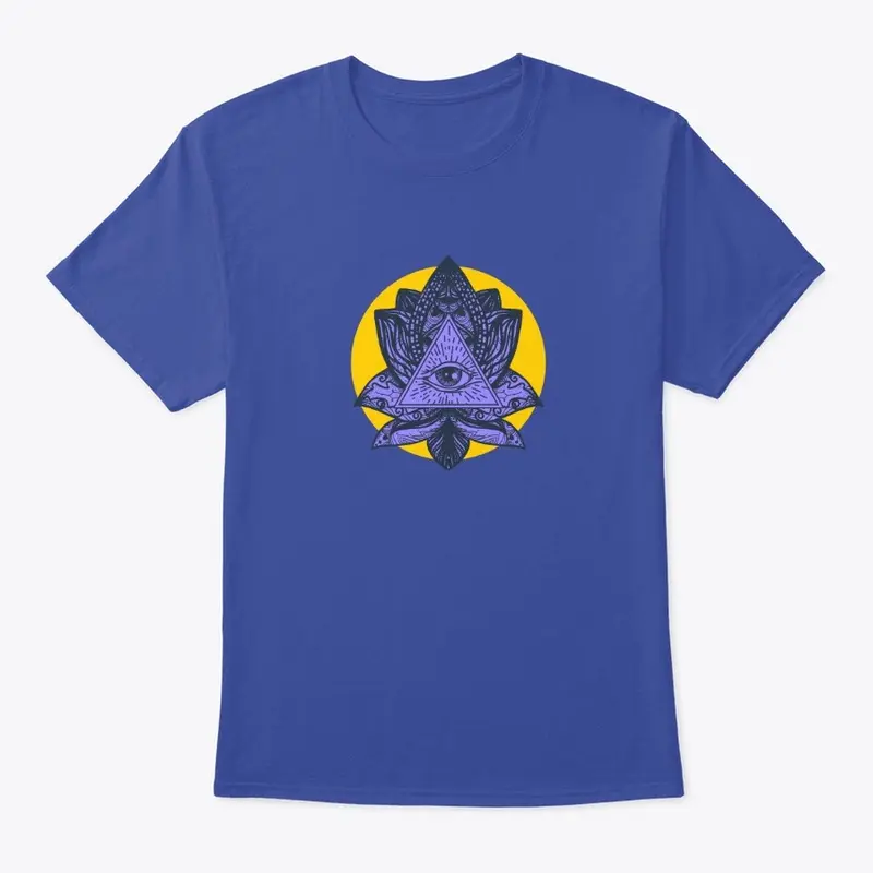 Eye of Providence Yellow and Lavender 